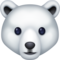 Polar Bear emoji on Facebook